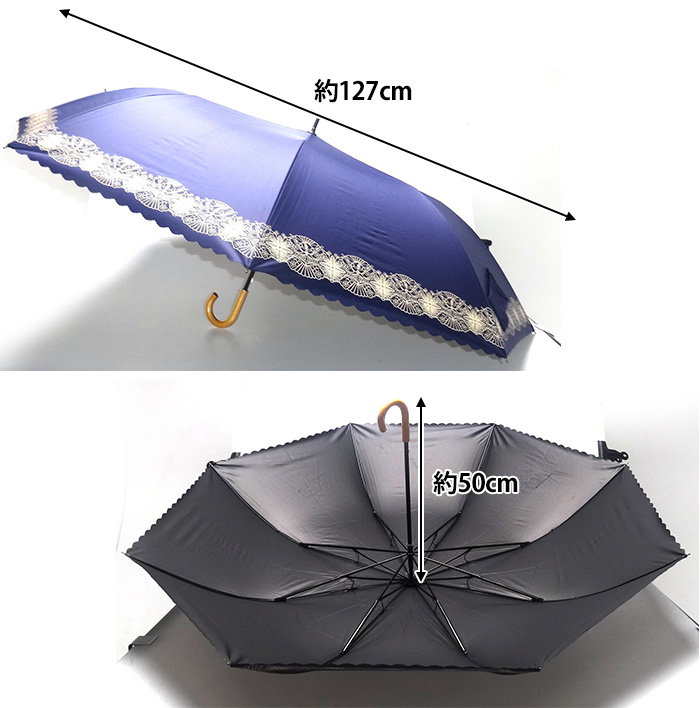遮光1級ショートジャンボ日傘